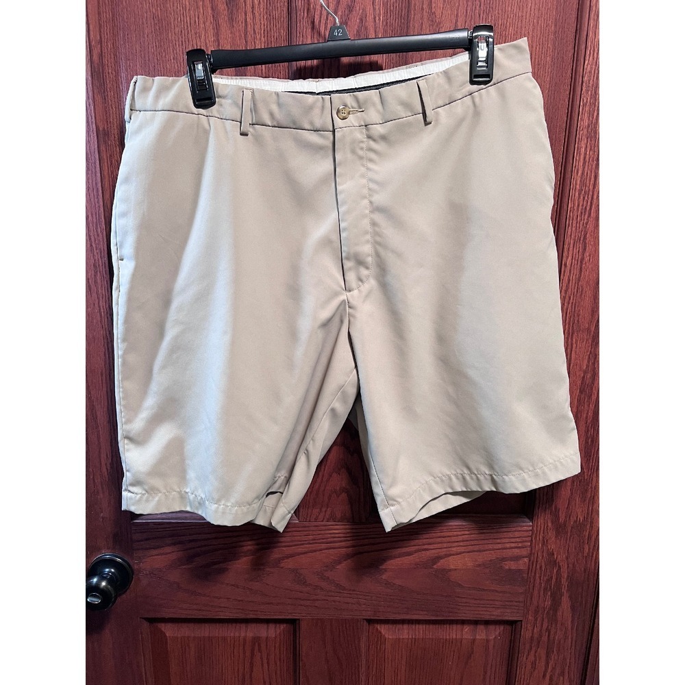 Pro‎ Tour Golf Shorts Khaki Flat Front Lightweight Size 38
